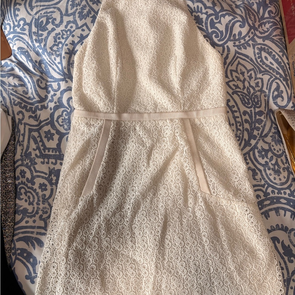 Manning Cartell Cream Lace Mini Dress